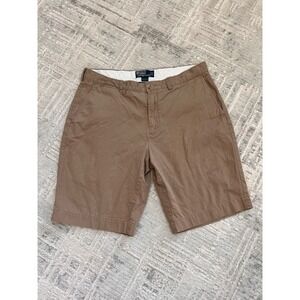 Polo Ralph Lauren Mens Flat Front Cotton Chino Shorts Casual Classic Fit 36